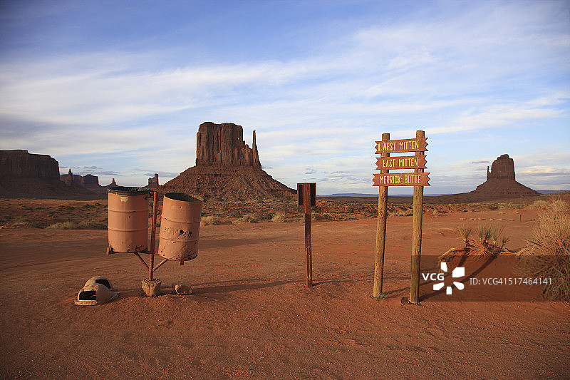 纪念碑谷印第安人保留区图片素材