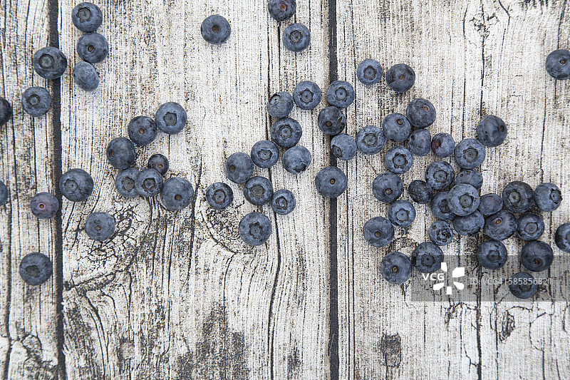 蓝莓在木图片素材