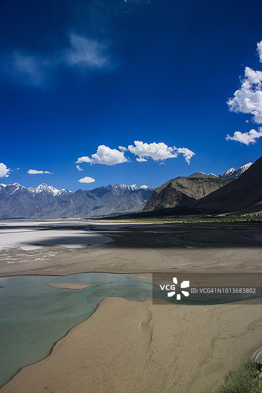 喀喇昆仑和喜马拉雅山脉-巴基斯坦，景观背景图片素材