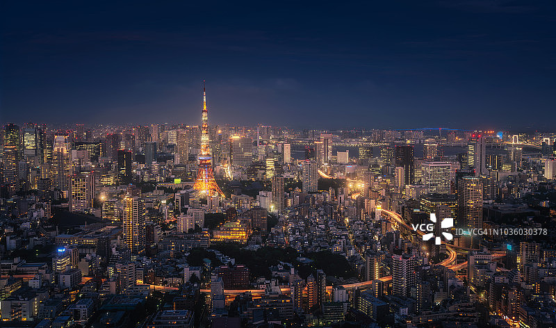 日本东京塔图片素材