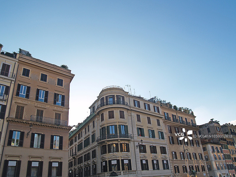 建筑在广场España在罗马图片素材
