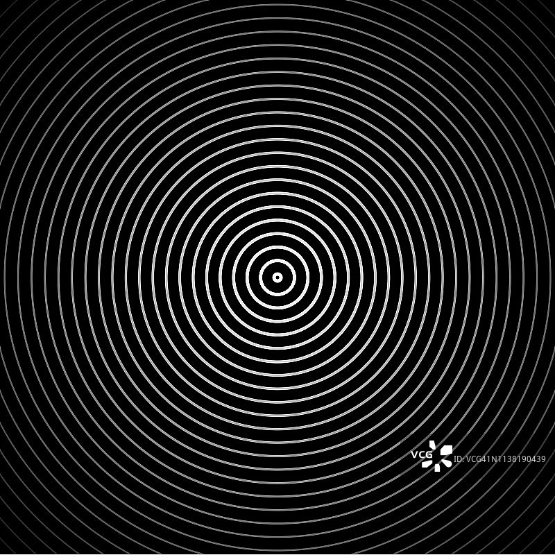 催眠螺旋背景。向量图片素材