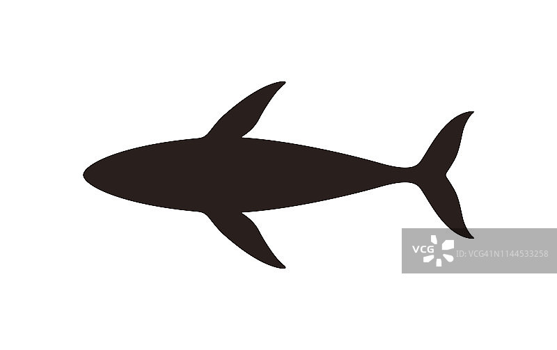 座头鲸在海里游泳，动物的图标图片素材