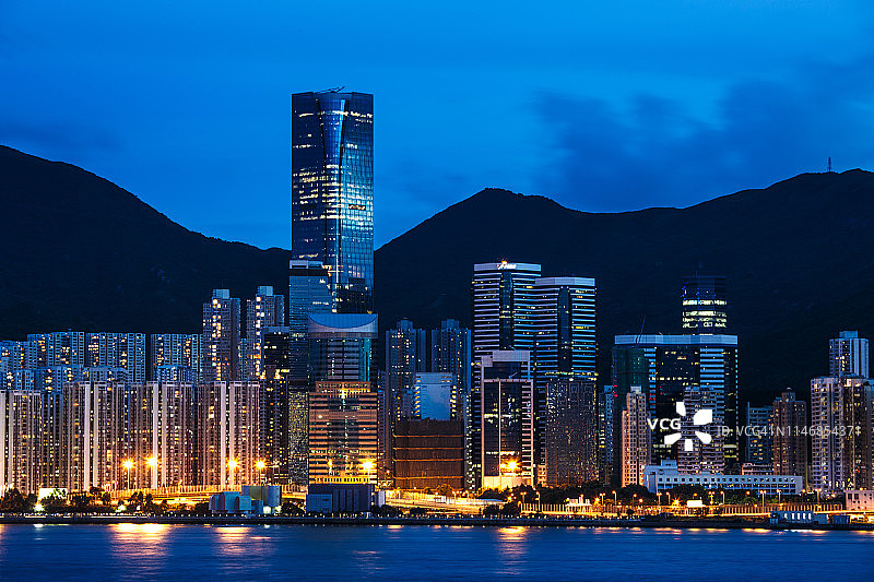 香港的公寓大楼图片素材