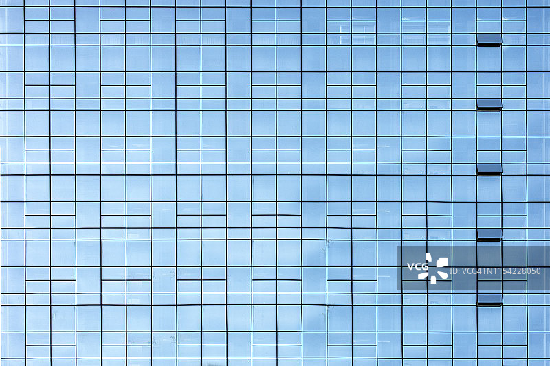 城市建筑外立面玻璃幕墙图片素材