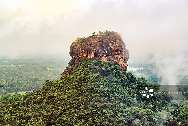 狮子山，斯里兰卡图片素材