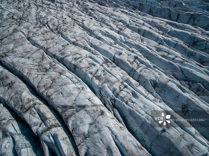 冰岛的冰川视图图片素材