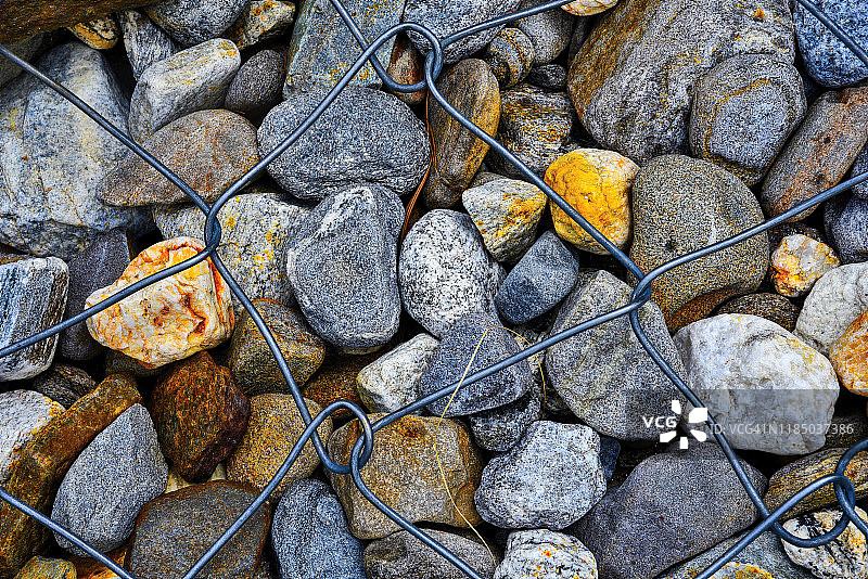 石材纹理抽象彩色砾石自然背景图片素材