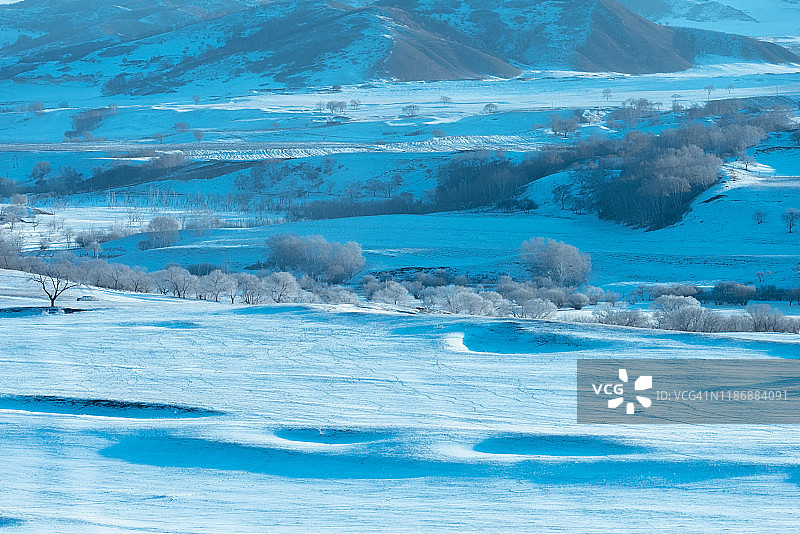 冰雪冬季自然景观图片素材