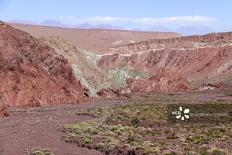 五彩缤纷的彩虹谷，智利图片素材