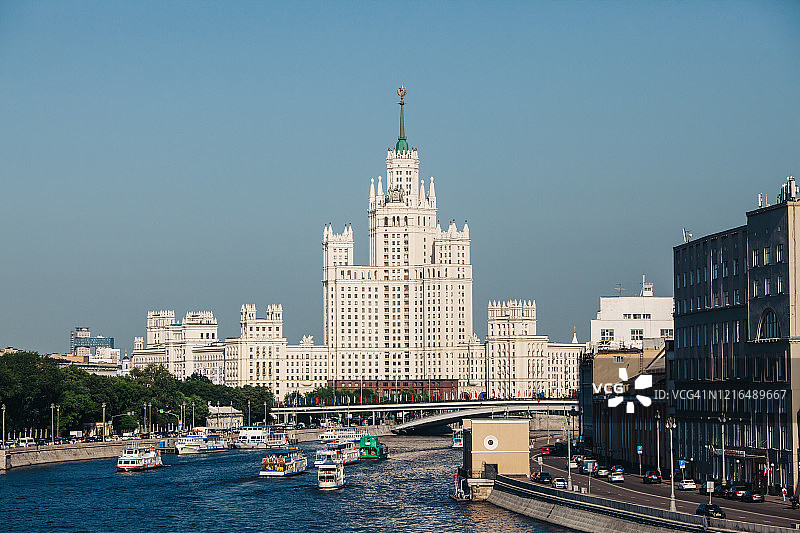 莫斯科苏联摩天大楼图片素材