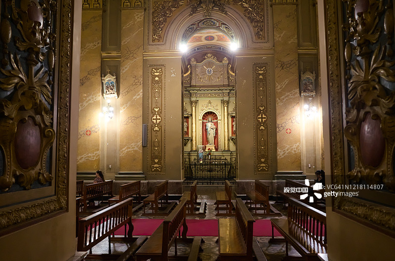 科尔多瓦天主教大教堂内部图片素材