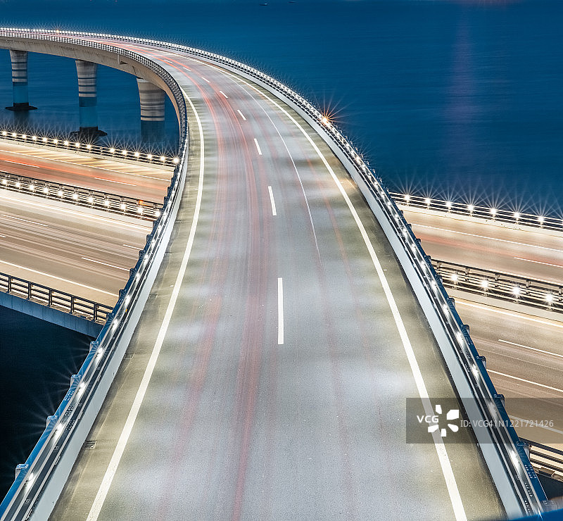 青岛胶州湾跨海大桥图片素材