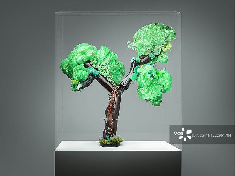 回收树雕塑图片素材