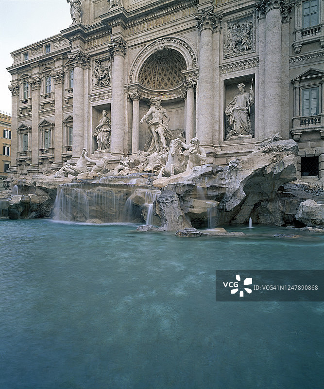 罗马的许愿池图片素材