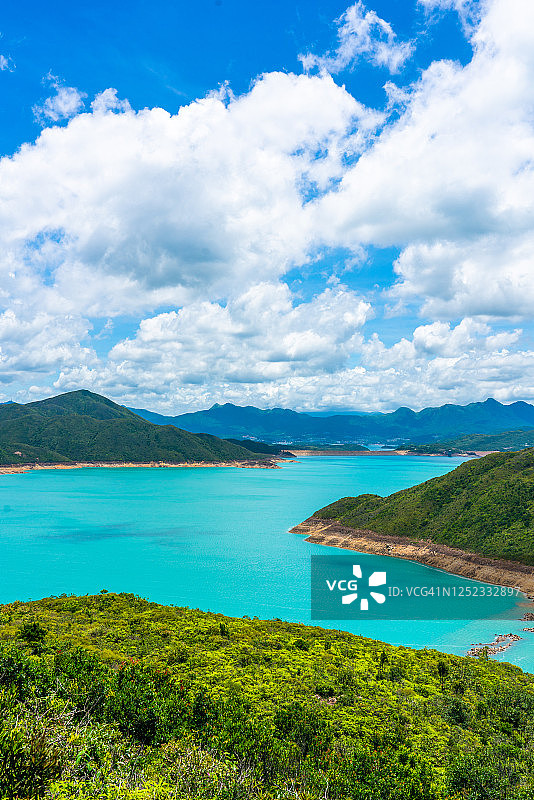 中国香港全球地质公园的万宜水塘图片素材