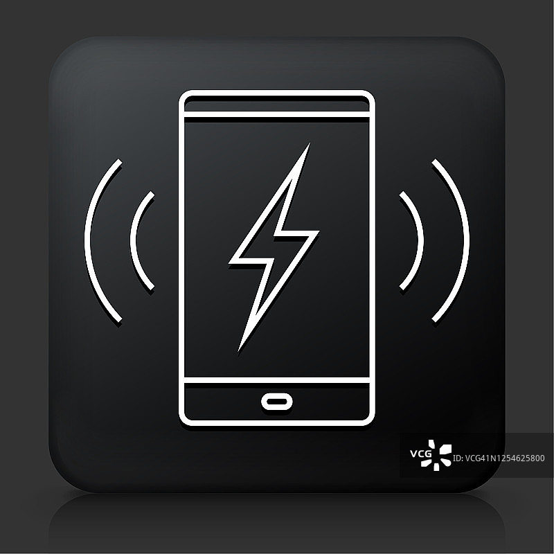 手机与充电闪电图标图片素材