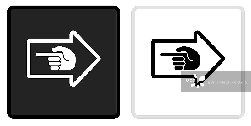 反方向图标上的黑色按钮与白色翻转图片素材
