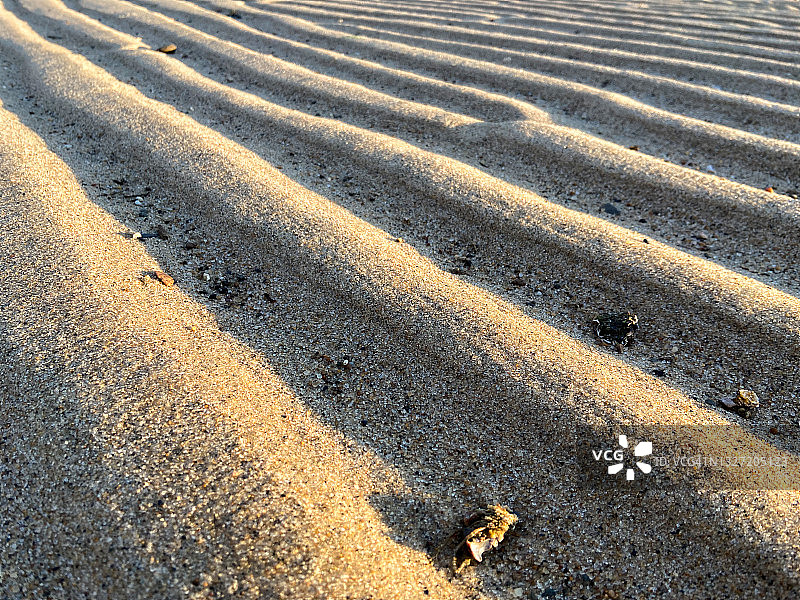 沙地上的抽象线条图片素材