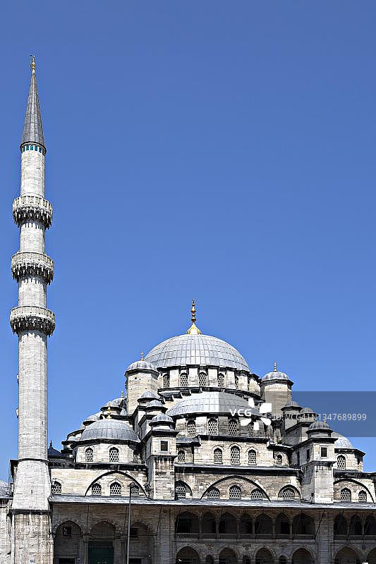 Yeni Cami清真寺，伊斯坦布尔，土耳其图片素材