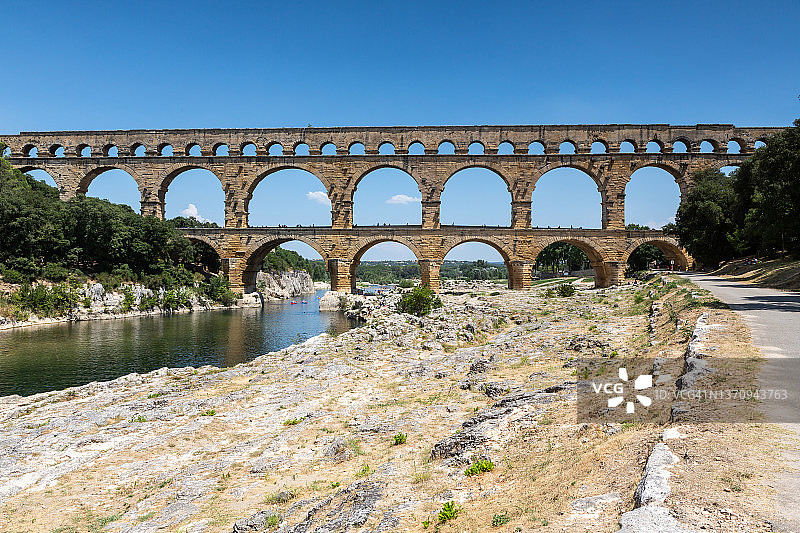 加德桥(法国朗格多克-鲁西永)图片素材