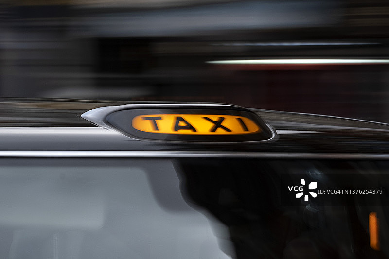 伦敦黑色出租车出租车标志图片素材