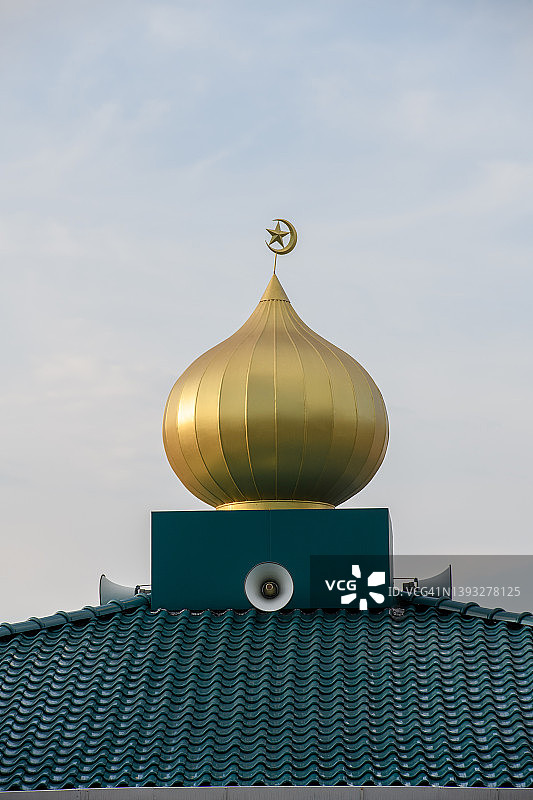 洋葱形清真寺圆顶特写图片素材