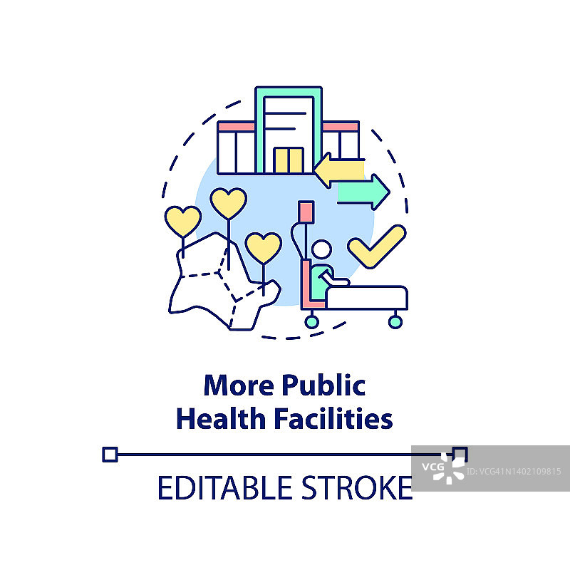 更多公共卫生设施概念图标图片素材