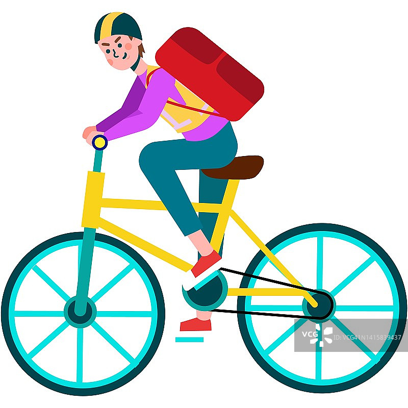 男人骑自行车矢量家伙骑自行车图标图片素材