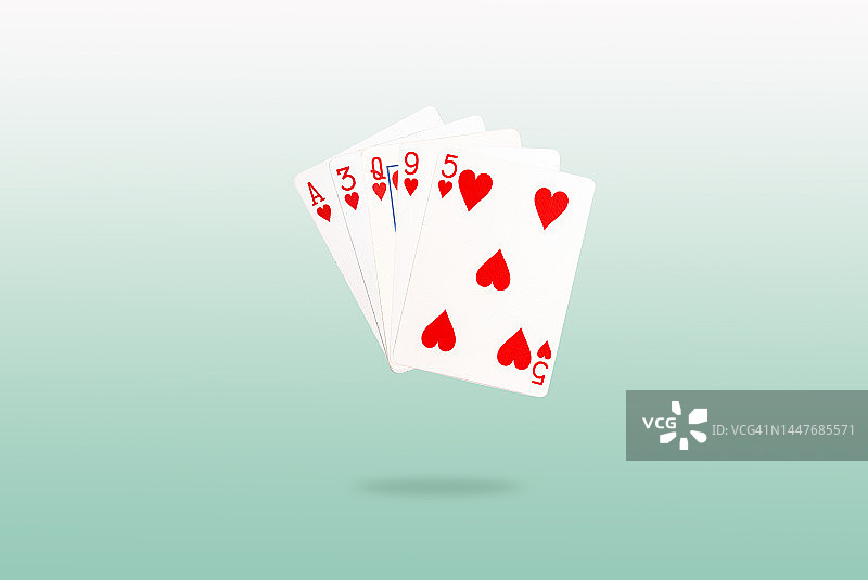 Ace四张牌，影子，横，赌博，休闲游戏，风险，没有人，Ace图片素材