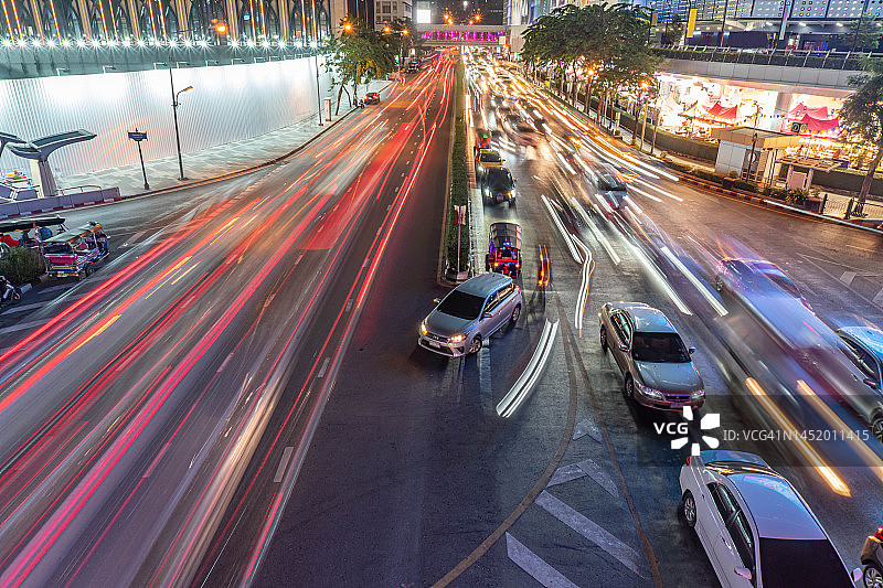 泰国曼谷的城市道路图片素材