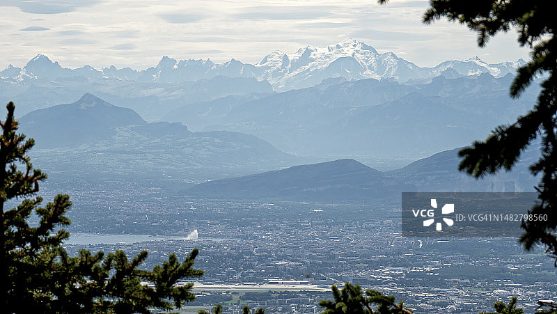 瑞士日内瓦的城市照片图片素材