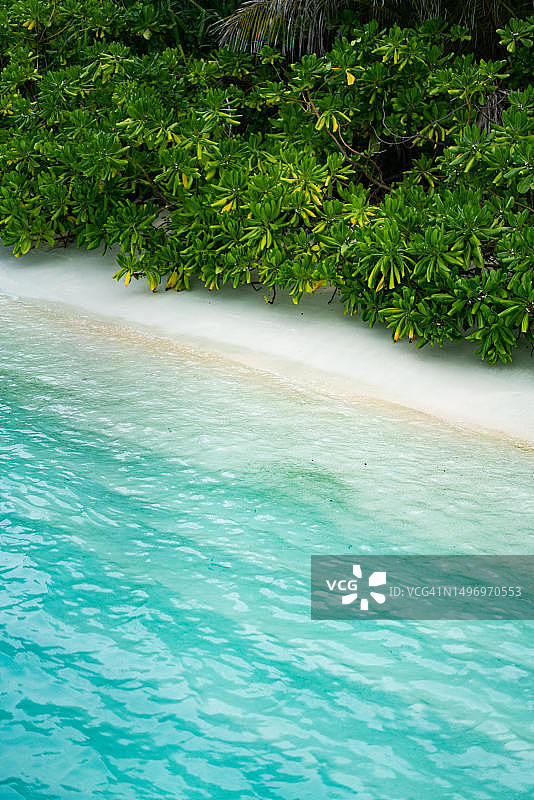 马尔代夫的海景图片素材