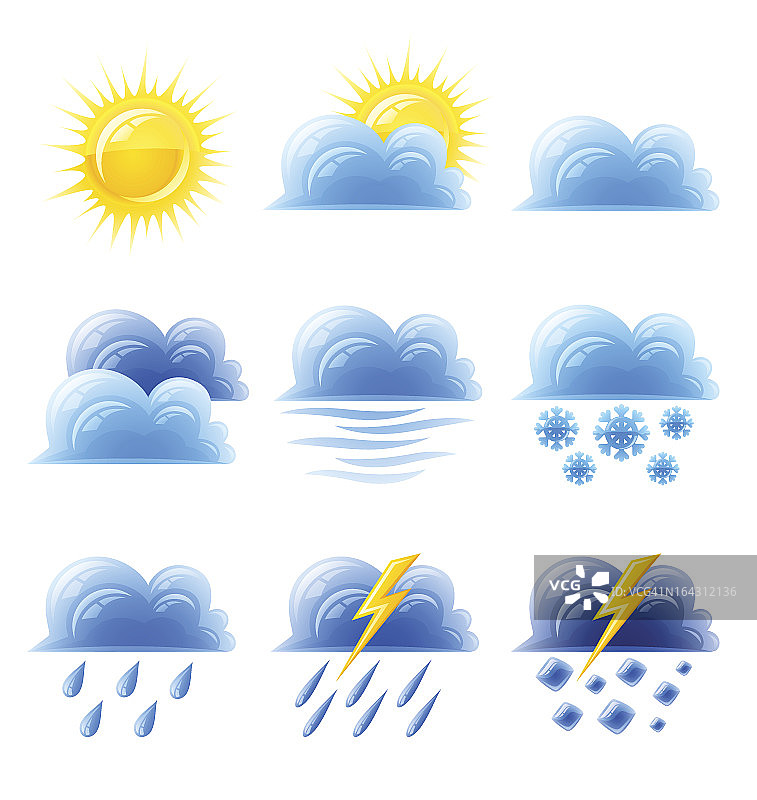 云金日落天气气候标志图片素材