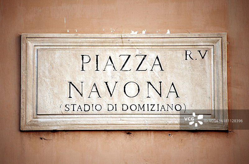 意大利罗马的纳沃纳广场图片素材
