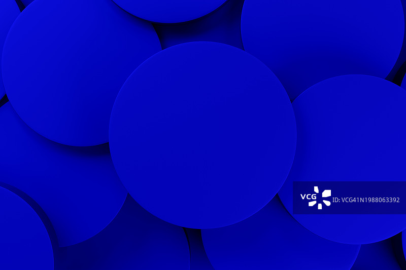 深蓝色平台，底座用于文本，演示产品，圆形背景。抽象的图案。几何组成。副本的空间。设计元素。图片素材