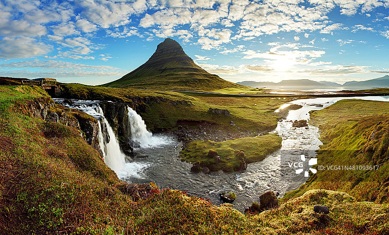 全景-冰岛风景图片素材