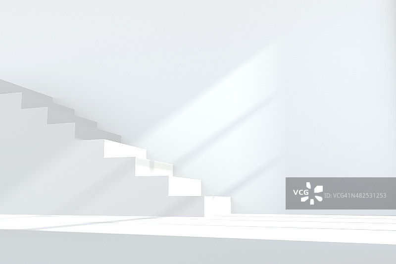 白色的楼梯图片素材
