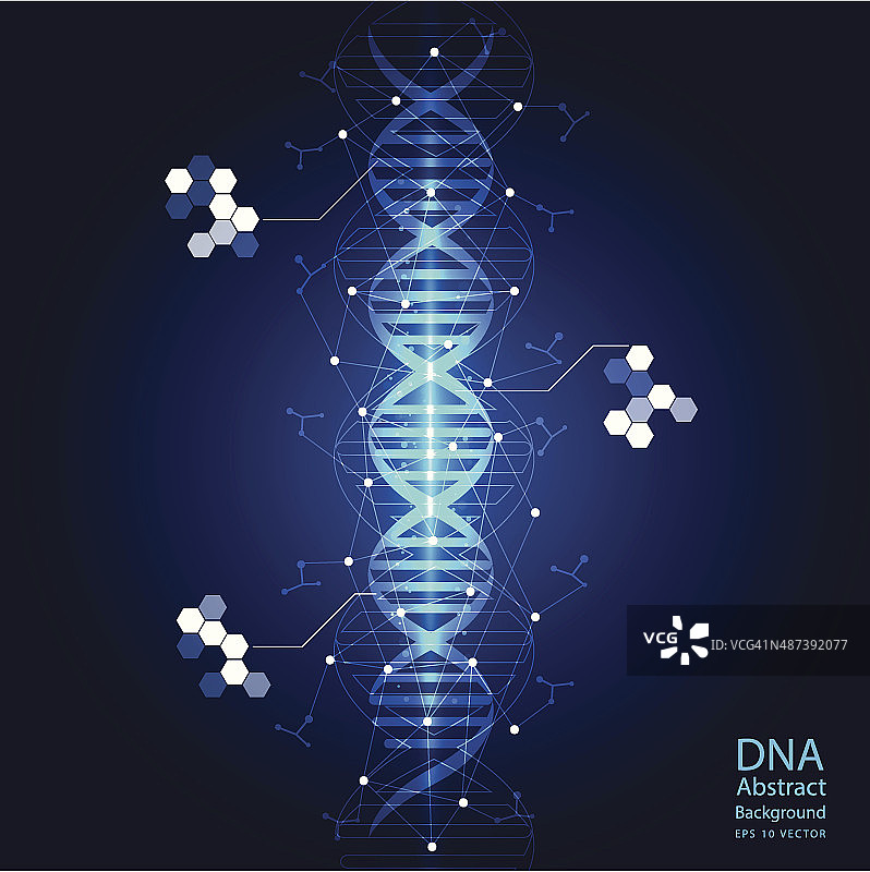 DNA抽象浅蓝色背景图片素材