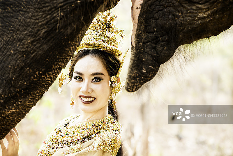 泰国模型和大象图片素材