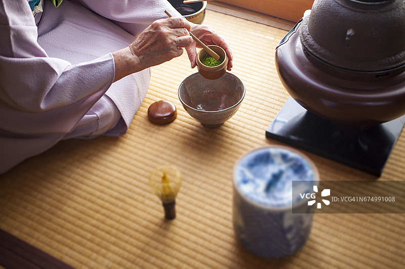 日本传统茶道，茶道图片素材