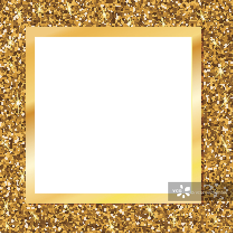 抽象现代向量金色旗帜模板，闪亮的豪华背景与金色元素图片素材