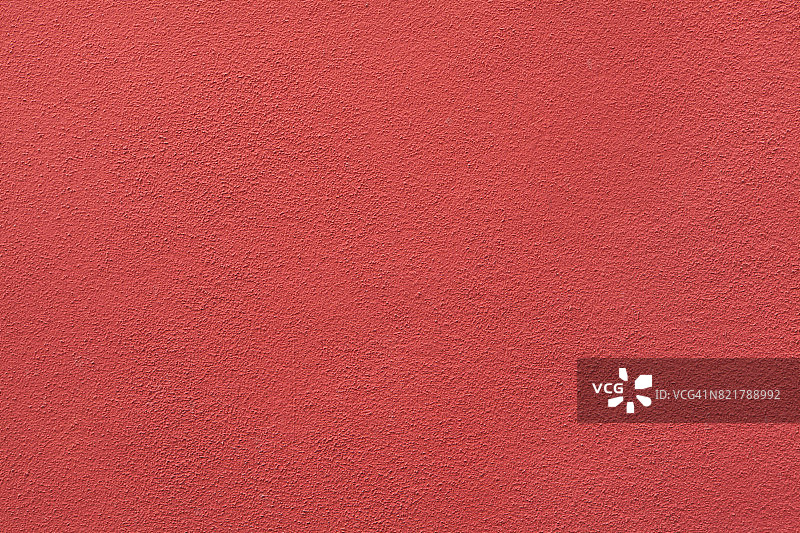 红色的灰泥墙。图片素材