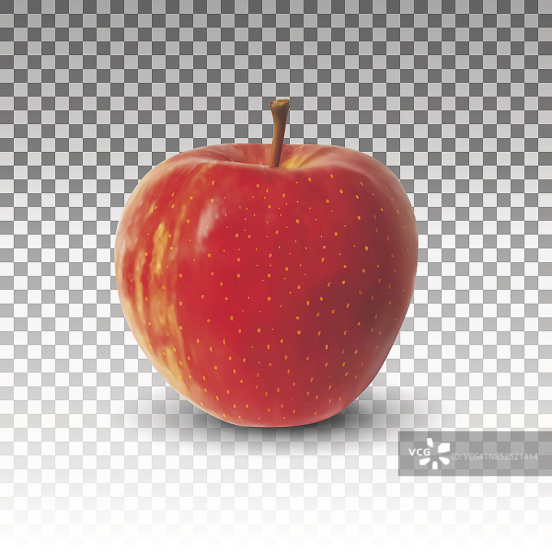 苹果果实真实分离载体图片素材