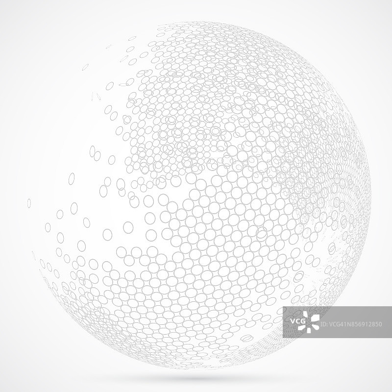 环形纹理球模式图片素材