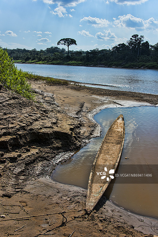 秘鲁亚马逊河的坦波帕塔河图片素材