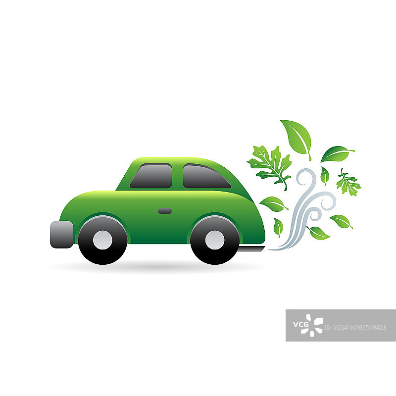 颜色图标-绿色汽车图片素材