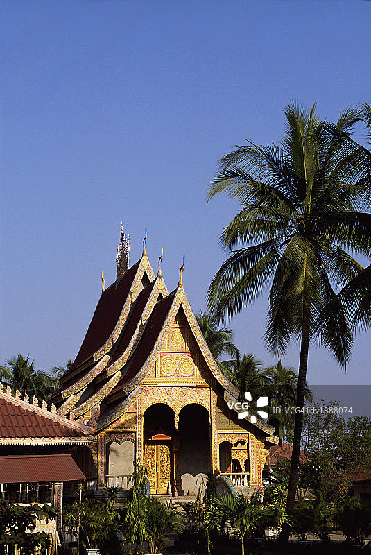 华丽的Wat，万象，老挝，印度支那，亚洲图片素材