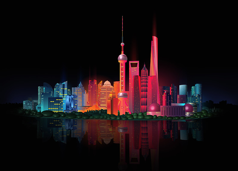上海天际线图片下载