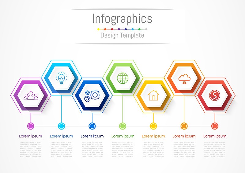 信息图表设计元素为您的业务图片下载